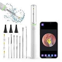 Ear Scope, Ear Wax Removal Tool Camera Wireless Otoscope 1080P Ear Cleaner Camera, Otoscope with Light Ear Wax Remover, Ear Endoscope Compatible with iPhone iPad Android