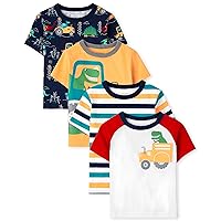 The Children's Place Baby Toddler Boys Short Sleeve Crew Neck Tees