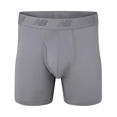  New Balance Men's 6 Boxer Brief Fly Front with Pouch