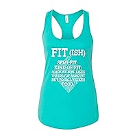 Vintage Funny Womens Fashion Tanks Fit-ish Gym Humor Shirts Flowy Tops - Workout Collection