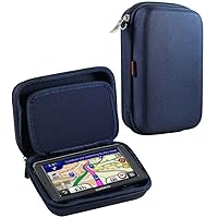 Dark Blue Hard GPS Carry Case Compatible with Garmin zumo 396 LMT-S 4.3