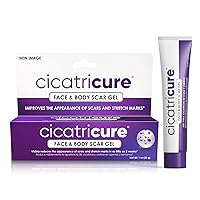 Advanced Scar Gel and Cicatricure Scar Gel Bundle, Treats Old and New Scars from Surgery, Burns, Acne, and More, 1 Ounce and 50 Grams