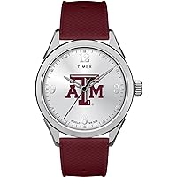 Tribute Women's Collegiate Athena 40mm Watch - Texas A&M Aggies with Silicone Strap