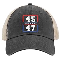 2024 Trump 45. 47 Hat Running Hats for Women AllBlack Men's Hats Gifts for Her Baseball Cap