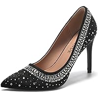 Women's Pumps Sexy High Heels 4 inch Pointed Closed Toe Stiletto Heel Evening Party Wedding Comfortable Dress Shoes