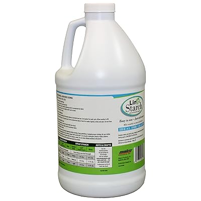 Malco Linit Starch Crisp Classic Finish (64 Oz.) - Liquid Starch For Ironing  Clothes/Perfect For Wrinkle