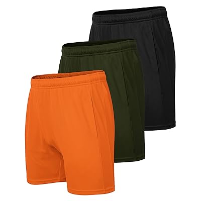 COOFANDY Men's 3 Pack Workout Gym Shorts Mesh Athletic Shorts Lightweight  Bodybuilding Training Short Pants with Pockets