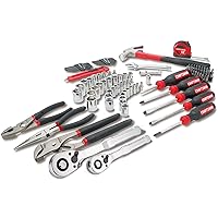 CRAFTSMAN Mechanics Tool Set, 102 Piece Hand Tool and Socket Set SAE/Metric (CMMT99449)