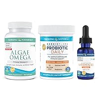 Starter Pack - Algae Omega, Plant-Based Vitamin D3, Nordic Flora Probiotic Daily