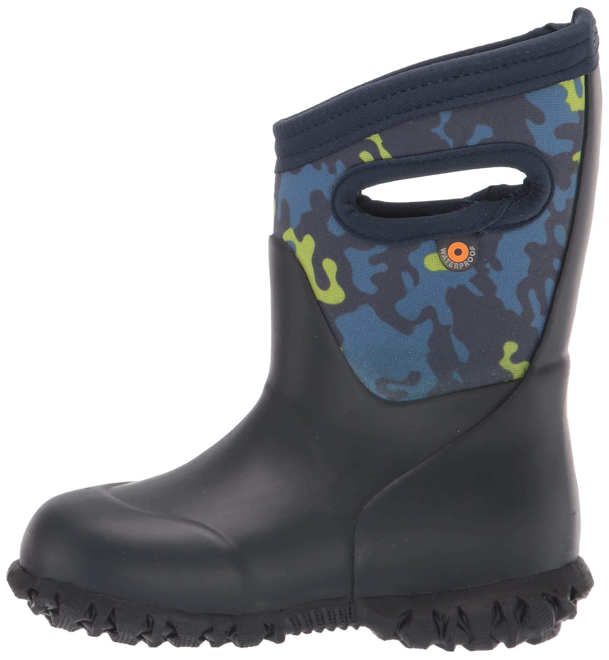 BOGS Unisex-Child York Boys and Girls Waterproof Insulated Rubber and Neoprene Winter Rain Boot