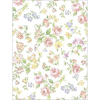 Taka-jirushi 49-2560 Wrapping Paper, Floral Pattern, Romanesque, Total Size, 50 Sheets