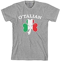 Threadrock Men's O'Talian Italian Irish Shamrock T-Shirt