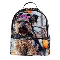 Laptop Backpack, Elegant Travelling Backpack Casual Daypacks Shoulder Bag for Men Women, Dinosaur Volcano Cartoon Animal Pattern
