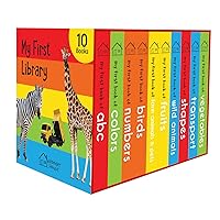 My First Library : Boxset of 10 Board Books for Kids My First Library : Boxset of 10 Board Books for Kids