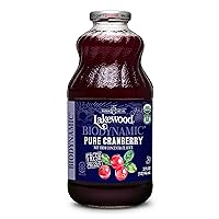 Lakewood Organic Pure Cranberry Juice, 32 FZ