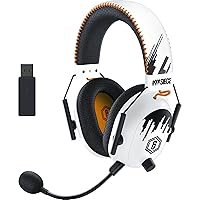 Razer BlackShark V2 Pro Wireless Gaming Headset: THX 7.1 Spatial Surround Sound - 50mm Drivers - Detachable Mic - for PC, PS5, PS4, Switch - Six Siege Special Edition