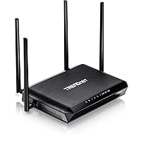 TRENDnet TEW-827DRU, AC2600 MU-MIMO WiFi Router, Black, Renewed