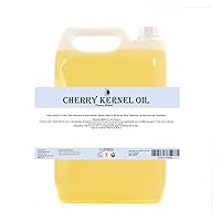 Mystic Moments | Cherry Kernel Carrier Oil - 10 litres - Pure & Natural Oil Perfect for Hair, Face, Nails, Aromatherapy, Massage and Oil Dilution Vegan GMO Free