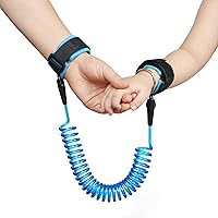Anti-Lost Strap for Kids Wrist Link hildren's Traction Rope Baby Bracelet Anti-Lost Rope Child Safety Protection Products Belt 10 10 inches Belt Size Blue, Orange