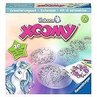 Ravensburger Xoomy 18134 Expansion Set-Learn Magical Unicorns Creative Drawing and Painting for Children from 7 Years, Wit, Mittel