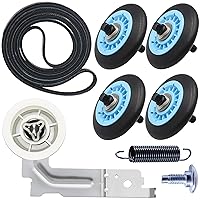 Upgraded Sam-Sung Dryer Repair Kit Compatible with Samsung Dryer Roller Replacement Kit, Replacement for Samsung Dryer Parts DC97-16782A Dryer Roller, DC93-00634A Idler Pulley, 6602-001655 Belt