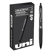 Nicpro 13PCS Pastel Gel Ink Pen Set with Case, 1 Highlighter Cute 0.5mm  Fine Point Retractable 12PCS Black, Aesthetic Pens for School Student Note
