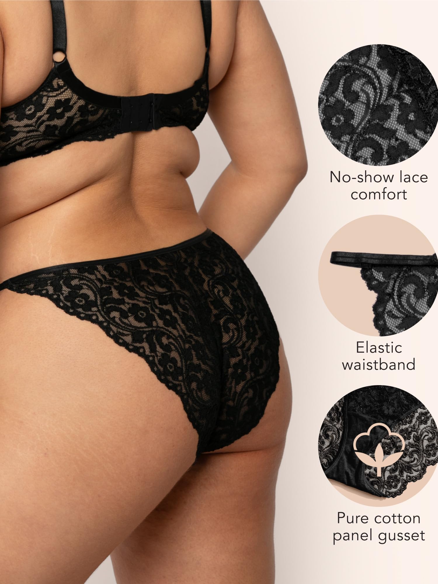 Smart & Sexy Signature Lace Panties for Women, Soft & Sheer Thong