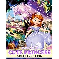 Cute Princess Coloring Book: Gifts for Kids and Children to Relax and Encourage Creativity with Pictures To Color!