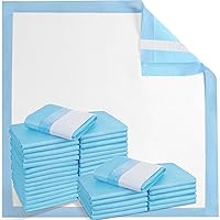 Disposable Bed Pads 30 x 36 in (25 Count), Extra Large XL Thicken Hospital Underpads for Incontinence, Heavy Absorb Chucks Pads for Adults, Kids, Babies and Puppy