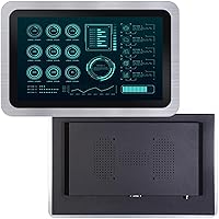 15.6 inch Industrial Embedded Touchscreen Monitor, Open Frame Capacitive Multi-Touch Screen Industrial Monitor, Integrated HD-MI, VGA, USB Ports, Built-in Speakers