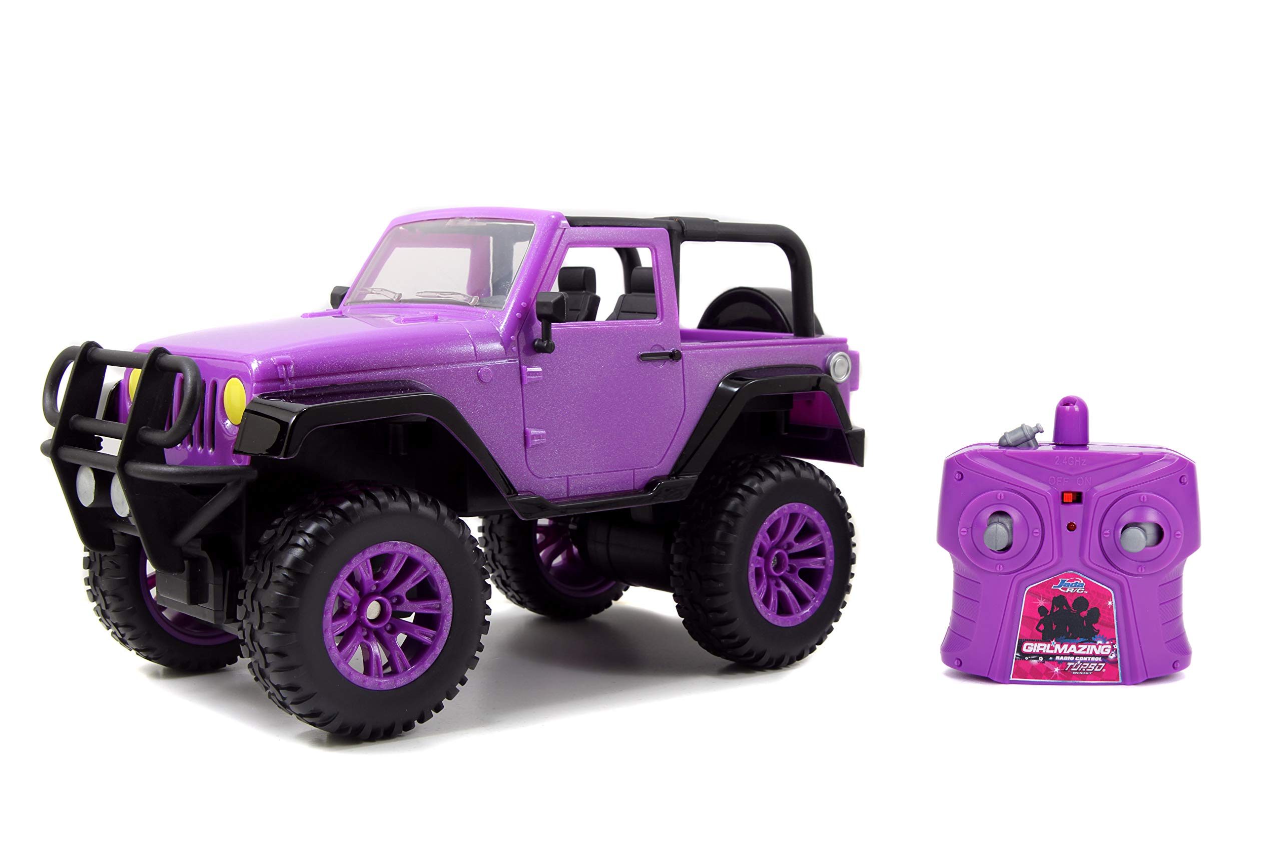 Jada Toys GIRLMAZING Jeep R/C Vehicle (1:16 Scale), Purple