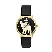 Kate Spade New York Metro Women's Watch with Stainless Steel Mesh or Leather Band