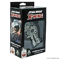 Star Wars X-Wing 2nd Edition Miniatures Game YT-2400 Light Freighter Expansion Pack - Strategy Game for Adults and Kids, Ages 14+, 2 Players, 45 Minute Playtime, Made