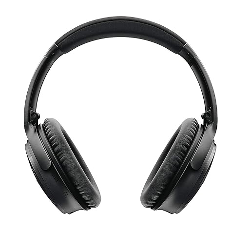 Bose QuietComfort 35 II Wireless Bluetooth Headphones, Noise-Cancelling, with Alexa Voice Control - Black