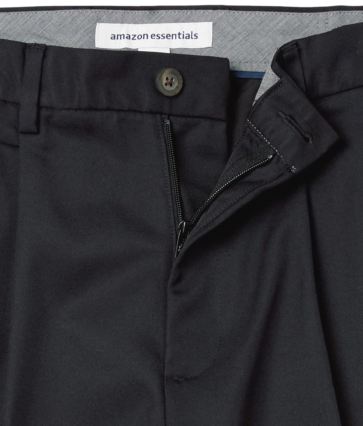 Amazon Essentials Men's Classic-Fit Expandable-Waist Pleated Dress Pant