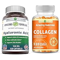Amazing Nutrition Hyaluronic Acid + Collagen Gummies (2 Products)