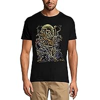 Men's Graphic T-Shirt Werewolf Hunter - Scary Eco-Friendly Limited Edition Short Sleeve Tee-Shirt Vintage Birthday Gift Novelty Deep Black XL