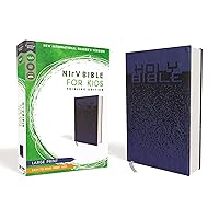 NIrV, Bible for Kids, Large Print, Leathersoft, Blue, Comfort Print: Thinline Edition NIrV, Bible for Kids, Large Print, Leathersoft, Blue, Comfort Print: Thinline Edition Leather Bound Paperback