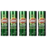 Comet Cleaner with Bleach Powder 21-Ounces | Scratch-Free | 5 Pack (105 Oz Total)