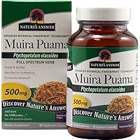 Nature's Answer - Muira-puama Bark 500mg - 1 Each - 90 CAP
