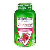 Probiotic Gummy Supplements, Raspberry, Peach and Mango Flavors, 5 Billion CFUs, 70 Count & Cranberry Gummies for Women, 500mg Cranberry Juice Concentrate per Serving, 60ct