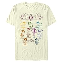 Pixar Encanto Doodle Family Tree Young Men's Short Sleeve Tee Shirt
