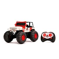Jada Toys 253255045 Jurassic Park RC Sea and Land Jeep 1:16, Multicoloured