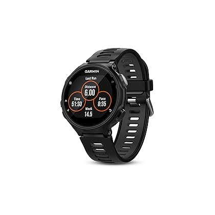 Garmin 010-01614-00 Forerunner 735XT, Multisport GPS Running Watch With Heart Rate, Black/Gray