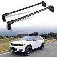 Snailfly Heavy-Duty 220 lbs Load Capacity, Upgraded Crossbars Fit for 2021-2024 Jeep Grand Cherokee L and 2022-2024 Grand Cherokee WL Roof Rack Cross Bars Cargo Accessories
