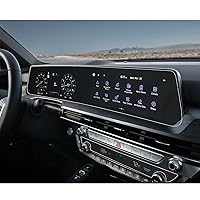 YEE PIN 2023 2024 Telluride Screen Protector for 2023 2024 Kia Telluride Screen Protector Dual Panoramic 12.3-inch Conditioner Screen Compatible for Kia Telluride LX/S/EX/SX/SX Prestige/X-Line/X-Pro
