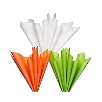 Papyrus 24 Sheet Orange, Green and White Tissue Paper (Value Pack) for Halloween, Birthdays and All Occasions