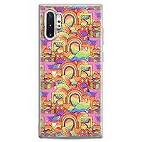 Case Compatible for Samsung A91 A54 A52 A51 A50 A20 A11 A12 A13 A14 A03s A02s Pride Slim fit Cute Love Flexible Gay Print Lightweight Clear LGBTQ Queer Design Soft Rainbow Silicone