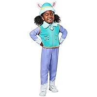 Rubie's Child's Paw Patrol Everest Costume Jumpsuit, Headpiece, and Pup-Pack, As Shown, Small