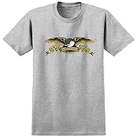 Anti-Hero Misregister Eagle T-Shirt - Heather Grey/Black